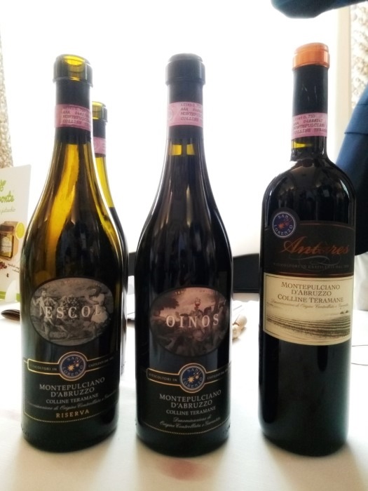 Escol, Oinos, Antares, vini azienda San Lorenzo Colline Teramane