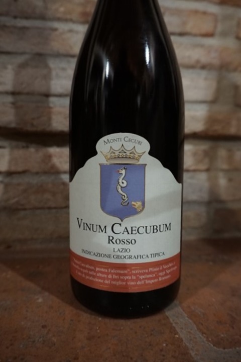 Vinum Caecubum vino rosso Azienda Monti Cecubi