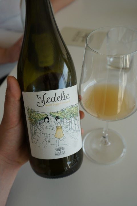 Fedelie vino bianco metodo ancestrale Cantina Marilina