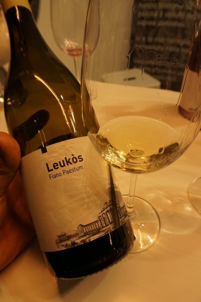 Leukos Paestum bianco azienda I vini del cavaliere